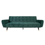 Diivanvoodi FALUN 214x83xH82cm, roheline samet Diivanid Diivanid