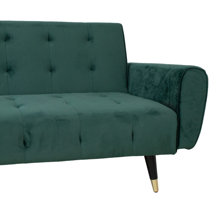 Diivanvoodi FALUN 214x83xH82cm, roheline samet Diivanid Diivanid