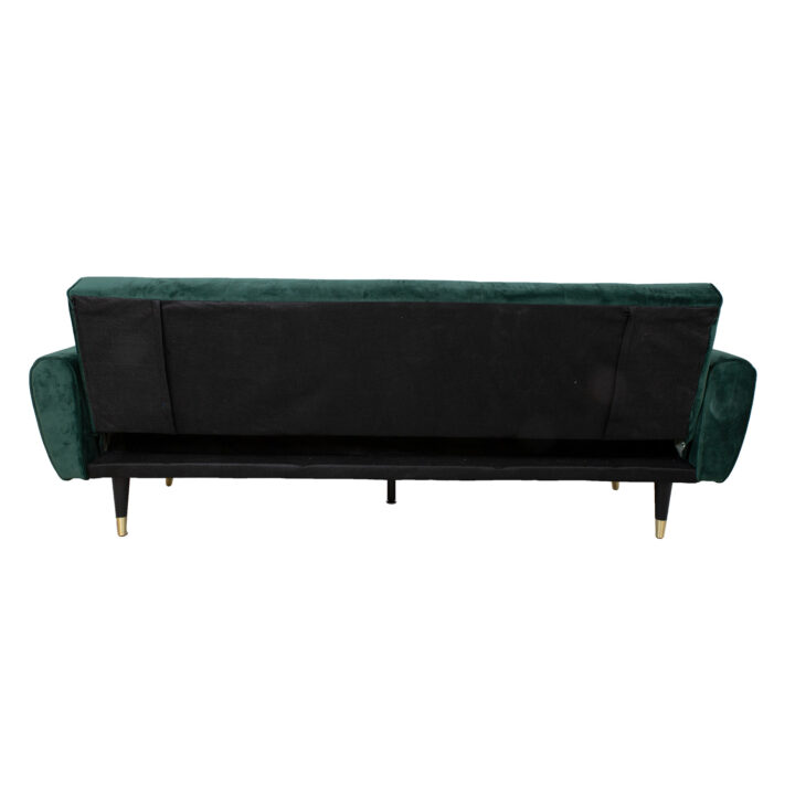 Diivanvoodi FALUN 214x83xH82cm, roheline samet Diivanid Diivanid