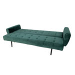 Diivanvoodi FALUN 214x83xH82cm, roheline samet Diivanid Diivanid