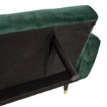 Diivanvoodi FALUN 214x83xH82cm, roheline samet Diivanid Diivanid