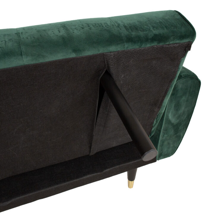 Diivanvoodi FALUN 214x83xH82cm, roheline samet Diivanid Diivanid