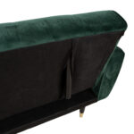 Diivanvoodi FALUN 214x83xH82cm, roheline samet Diivanid Diivanid