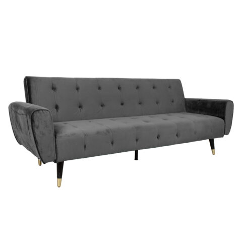 Diivanvoodi FALUN 214x83xH82cm, hall samet Diivanid Diivanid