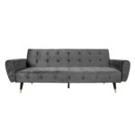 Diivanvoodi FALUN 214x83xH82cm, hall samet Diivanid Diivanid