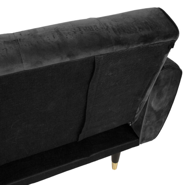 Diivanvoodi FALUN 214x83xH82cm, hall samet Diivanid Diivanid