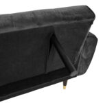Diivanvoodi FALUN 214x83xH82cm, hall samet Diivanid Diivanid