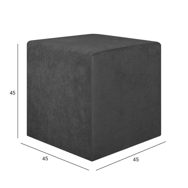 Tumba LYN tumehall, 45x45xH45cm Elutoamööbel H01-600 Tumbad, kanapeed ja kott-toolid