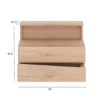 Öökapp SUMMER vasak 54×41.2xH43,5cm Magamistuba H03-700 Öökapid