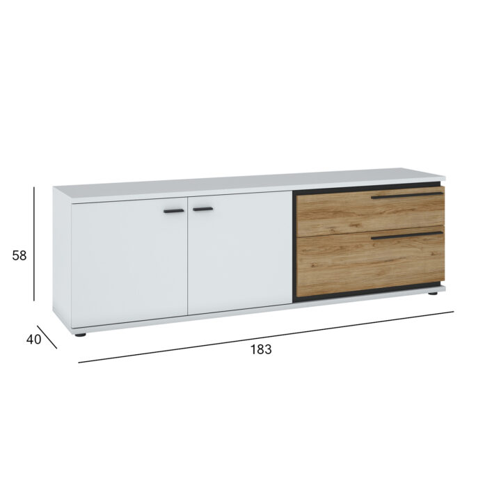 TV-laud SALINAS 183x40xH58cm Elutoamööbel H01-800 TV-alused