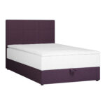 Kontinentaalvoodi LEVI 120x200cm, madratsiga, tumeroosa, 123x210xH114,5cm Magamistuba H03-100 Voodid