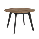 Söögilaud RIVERO D120xH75cm, tamm/must Söögilauad Söögilauad