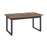 Söögilaud RIVERO 160/240x90xH79cm, tamm/must Söögilauad H02-200 Söögilauad