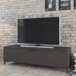 TV-laud ALTER 150x43xH48cm, 1 uksega, hall Elutoamööbel H01-800 TV-alused