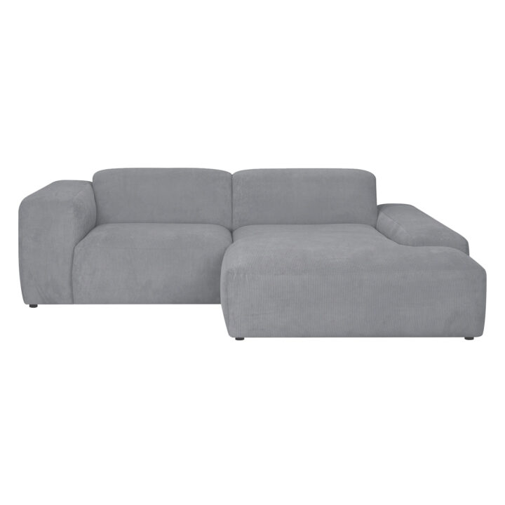 Nurgadiivan LEHTE parem nurk, hall, 250×100/200xH75cm Diivanid Diivanid
