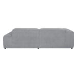 Nurgadiivan LEHTE parem nurk, hall, 250×100/200xH75cm Diivanid Diivanid