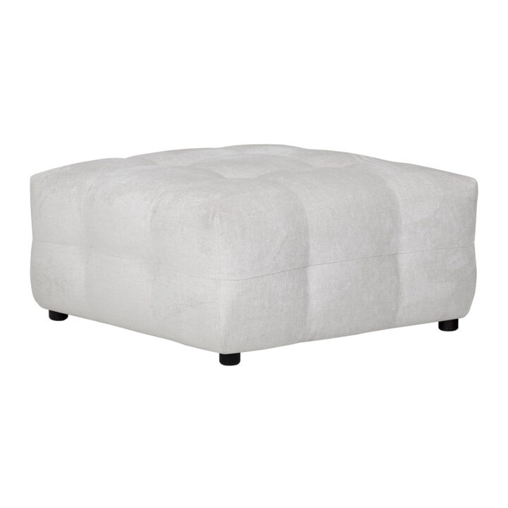 Tumba LEESI, beež, 85x85xH44cm Elutoamööbel H01-600 Tumbad, kanapeed ja kott-toolid