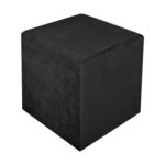 Tumba LYN must, 45x45xH45cm Elutoamööbel H01-600 Tumbad, kanapeed ja kott-toolid