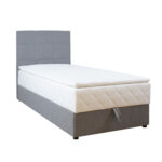 Kontinentaalvoodi LEVI 90x200cm, madratsiga, hall Magamistuba H03-100 Voodid
