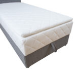 Kontinentaalvoodi LEVI 90x200cm, madratsiga, hall Magamistuba H03-100 Voodid