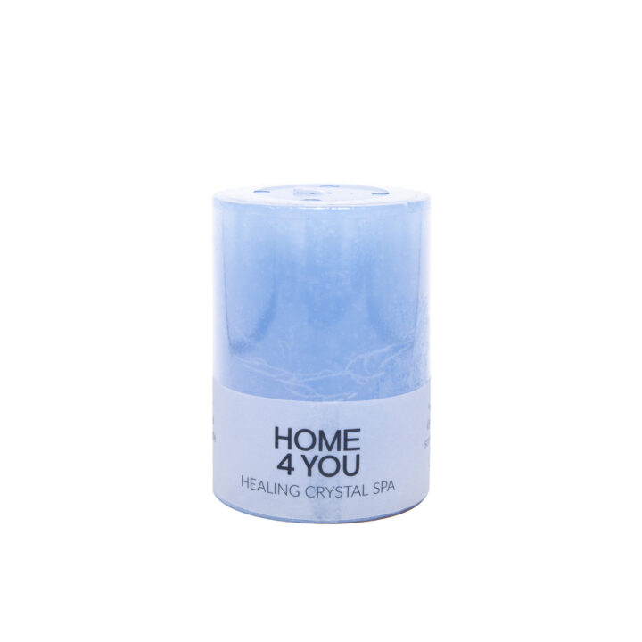 Küünal HEALING CRYSTAL SPA, D6.8xH9.5cm, meresinine ( lõhn- ookean) Küünlad Küünlad