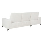 Nurgadiivan DARLA PN 281,5×97,5/161xH104cm, helebeež Elutoamööbel