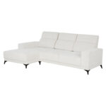 Nurgadiivan DARLA PN 281,5×97,5/161xH104cm, helebeež Elutoamööbel