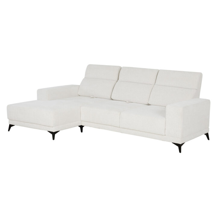 Nurgadiivan DARLA PN 281,5×97,5/161xH104cm, helebeež Elutoamööbel