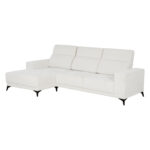 Nurgadiivan DARLA VN 281,5×161/97,5xH104cm, helebeež Elutoamööbel