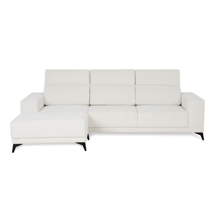 Nurgadiivan DARLA VN 281,5×161/97,5xH104cm, helebeež Elutoamööbel