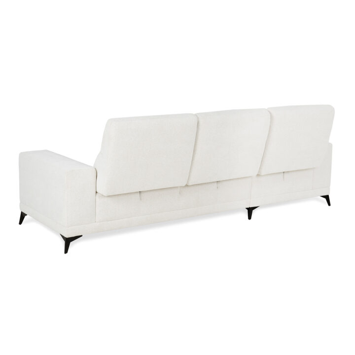 Nurgadiivan DARLA VN 281,5×161/97,5xH104cm, helebeež Elutoamööbel