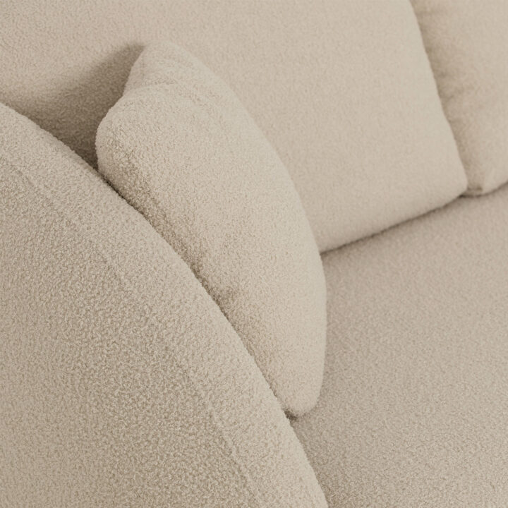 Nurgadiivan VALERY PN kreem, 246×99/169xH80cm Elutoamööbel