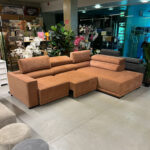 Nurgadiivan LOLA PN 301×118,5/211xH96cm, terrakota Elutoamööbel