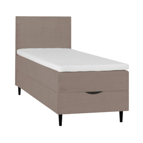 Kontinentaalvoodi LAARA 90x200cm, hall, 91x208xH119cm Kontinentaalvoodid