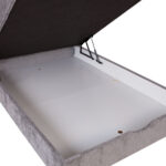 Kontinentaalvoodi LAARA 90x200cm, hall, 91x208xH119cm Kontinentaalvoodid