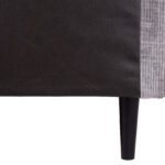 Kontinentaalvoodi LAARA 90x200cm, hall, 91x208xH119cm Kontinentaalvoodid