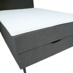 Kontinentaalvoodi LAARA 90x200cm, tumehall, 91x208xH119cm Kontinentaalvoodid