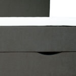 Kontinentaalvoodi LAARA 90x200cm, tumehall, 91x208xH119cm Kontinentaalvoodid