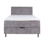 Kontinentaalvoodi LAARA 120x200cm, hall, 121x208xH119cm Kontinentaalvoodid