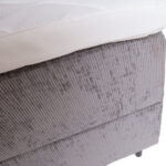 Kontinentaalvoodi LAARA 120x200cm, hall, 121x208xH119cm Kontinentaalvoodid