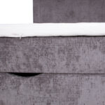 Kontinentaalvoodi LAARA 120x200cm, grafiit, 121x208xH119cm Kontinentaalvoodid