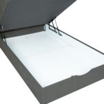 Kontinentaalvoodi LAARA 120x200cm, tumehall, 121x208xH119cm Kontinentaalvoodid