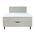 Kontinentaalvoodi LAARA 120x200cm, tumebeež, 121x208xH119cm Kontinentaalvoodid