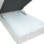 Kontinentaalvoodi LAARA 120x200cm, tumebeež, 121x208xH119cm Kontinentaalvoodid