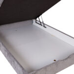 Kontinentaalvoodi LAARA 140x200cm, hall, 141x208xH119cm Kontinentaalvoodid