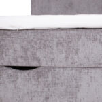 Kontinentaalvoodi LAARA 140x200cm, hall, 141x208xH119cm Kontinentaalvoodid