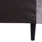 Kontinentaalvoodi LAARA 140x200cm, hall, 141x208xH119cm Kontinentaalvoodid