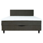 Kontinentaalvoodi LAARA 140x200cm, tumehall, 141x208xH119cm Kontinentaalvoodid