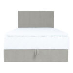 Kontinentaalvoodi LEVI 120x200cm, madratsiga, tumebeež, 123x210xH114,5cm Kontinentaalvoodid