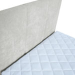 Kontinentaalvoodi LEVI 140x200cm, madratsiga, tumebeež, 143x210xH114,5cm Kontinentaalvoodid